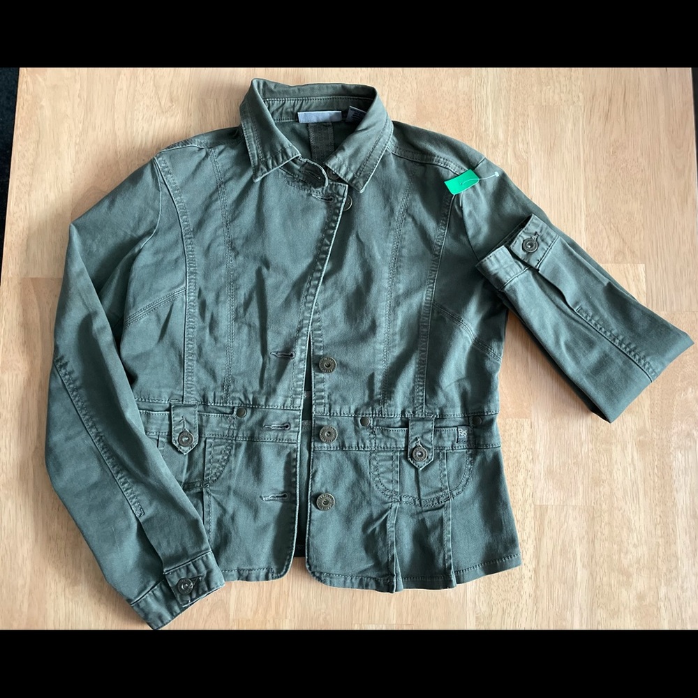 New DKNY denim jacket size m